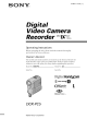 Sony Handycam DCR-PC5 Operating Instructions Manual