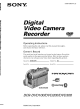 Sony Handycam DCR-DVD200 Operating Instructions Manual