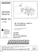 Swisher FT1150 Owner's Manual