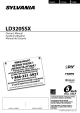 Sylvania LD320SSX Owner's Manual