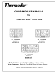 Thermador SGS304 Care And Use Manual