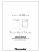 Thermador DW244UB Care & Use Manual