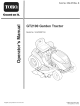 Toro GT2100 Operator's Manual
