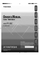 Toshiba 27AFX54 Owner's Manual