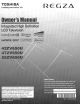 Toshiba 52ZV650U Owner's Manual