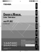 Toshiba 14AF46C Owner's Manual