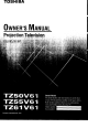Toshiba TZ50V61 Owner's Manual