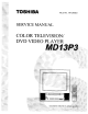 Toshiba MD13P3 Service Manual
