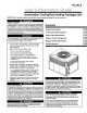 Trane YC-UC-4 User's Information Manual