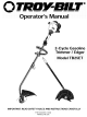 Troy-Bilt TB25ET Operator's Manual