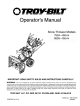 Troy-Bilt 7524 Operator's Manual