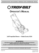 Troy-Bilt V560 Series Operator's Manual