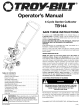 Troy-Bilt TB144 Operator's Manual