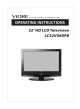 VIORE LC32VX60PB Operating Instructions Manual