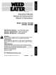 Weed Eater BV1850 Instruction Manual