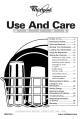Whirlpool DU925SCGQ2 Use And Care Manual