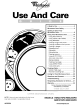 Whirlpool GMC275PDB2 Use And Care Manual