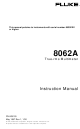 Fluke 8062A Instruction Manual