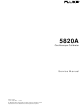 Fluke 5820A Service Manual