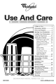 Whirlpool DU920PFGB4 Use And Care Manual
