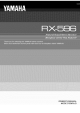 Yamaha RX-596 Owner's Manual