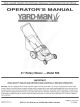 Yard-Man 589 Operator's Manual
