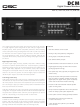 QSC DCM-10 Specification