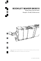 Ricoh BOOKLET MAKER BK5010 Operating Instructions Manual