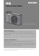 Ricoh R8 User Manual