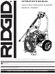 RIDGID RD80746 Operator's Manual