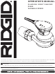 RIDGID R2600 Operator's Manual