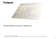 Roland VR-09 Editor Owner's Manual
