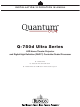 Runco Q-750d Ultra Series Installation & Operation Manual