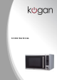 Kogan KGNMWC30VAA User Manual