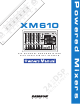 Samson XM610 Owner's Manual
