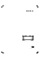 Sangean RCR-2 User Manual