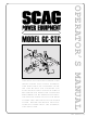 Scag Power Equipment GC-STC Operator's Manual