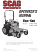 Scag Power Equipment STC48V-19KAI Operator's Manual