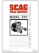 Scag Power Equipment STC Operator's Manual