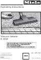 Miele S 4002 Operating Instructions Manual
