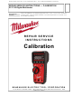 Milwaukee 2217-20 Repair Service Instructions