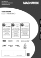 MAGNAVOX 42MD459B User Manual
