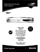 Philips DVDR80 Owner's Manual