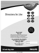 Philips 34PW850H Directions For Use Manual