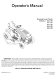 MTD 660 Operator's Manual