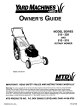 MTD 310 series Owner's Manual