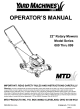 Yard Machines Series 080 Operator's Manual