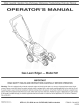 MTD 521 Operator's Manual