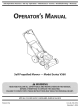 MTD Series V560 Operator's Manual