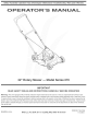 MTD Series 070 Operator's Manual
